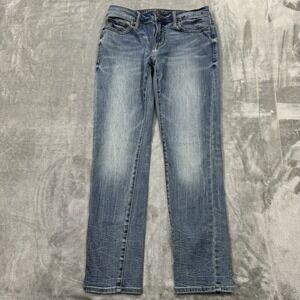 American Eagle Jeans Mens 30x30 Blue Skinny Extreme Flex Medium Wash Denim Logo